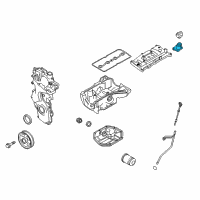 OEM 2017 Nissan Sentra Tube-Oil Filler Diagram - 15259-3RC0A