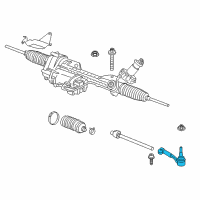 OEM 2021 BMW M2 Steering Tie Rod End Right Diagram - 32-10-6-799-967