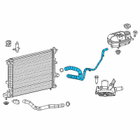 OEM 2013 Dodge Dart Hose-Radiator Outlet Diagram - 55111472AC