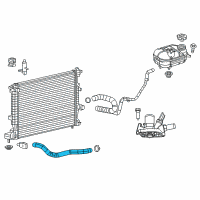 OEM Dodge Dart Hose-Radiator Inlet Diagram - 55111474AB