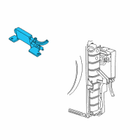 OEM Ford Explorer Sport Oil Cooler Assembly Diagram - YL5Z-3D746-BA