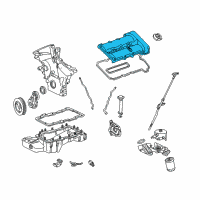 OEM 2005 Lincoln LS Valve Cover Diagram - 4R8Z-6582-BA