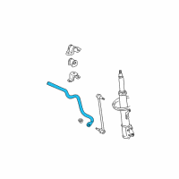 OEM 2008 Lexus RX350 Bar, STABILIZER Diagram - 48811-48110