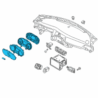 OEM Kia Cluster Assembly-Instrument Diagram - 94001D5300