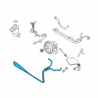 OEM 2010 Ford Mustang Power Steering Cooler Diagram - AR3Z-3D746-A