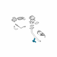 OEM 1999 Toyota Camry Vacuum Regulator Diagram - 25860-74050