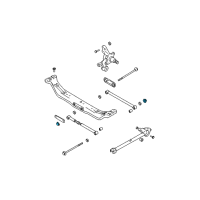 OEM 2008 Hyundai Tiburon Flange Nut Diagram - 62618-2D100