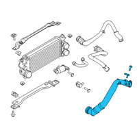 OEM 2017 Ford F-150 Outlet Hose Diagram - FL3Z-6F073-B