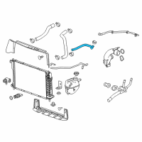 OEM 2014 GMC Terrain Reservoir Hose Diagram - 25952834