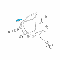 OEM Chevrolet Impala Limited Handle, Outside Diagram - 15773794