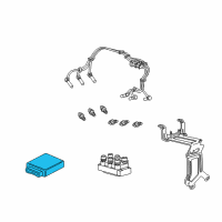 OEM 2009 Ford Explorer PCM Diagram - 4U7Z-12A650-JLDRM