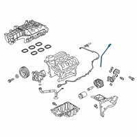 OEM 2021 Ford Expedition Dipstick Diagram - HL3Z-6750-B