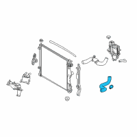 OEM 2019 Lexus LS500h Hose, Radiator, NO.1 Diagram - 16571-31420