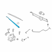 OEM 2013 Ford Expedition Wiper Arm Diagram - BL1Z-17526-AA