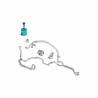 OEM 2001 Hyundai Sonata Reservoir Assembly-Power Steering Diagram - 57176-38010