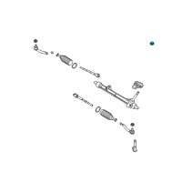OEM 2020 Nissan Pathfinder Nut Diagram - 54588-JA060