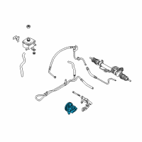 OEM Kia Spectra Pump Assembly-Power Steering Oil Diagram - 0K2AA32600D