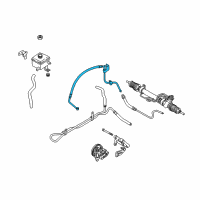 OEM 1998 Kia Sephia Pipe Assembly, NO1 Diagram - 0K2AA32410J