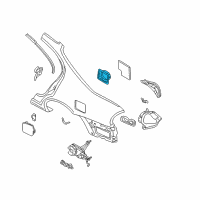 OEM Nissan Maxima Base-Filler Lid Diagram - 78120-2Y900