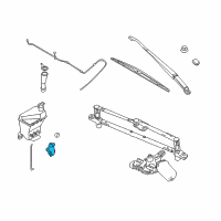 OEM 2007 Chevrolet Aveo Pump Asm, Windshield Washer Diagram - 96397517