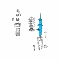 OEM 2019 BMW M5 Spring Strut Edc, Front Left Diagram - 31-30-7-856-893