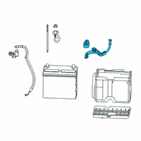 OEM 2021 Honda Accord Cable Assembly, Battery Diagram - 32410-TWA-A00