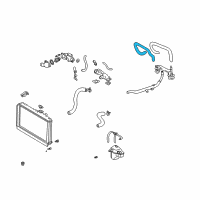 OEM 2007 Lexus SC430 Hose, Water Diagram - 87245-24430