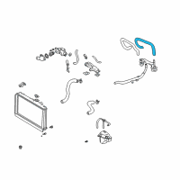 OEM 2007 Lexus SC430 Hose, Water Diagram - 87245-3F430