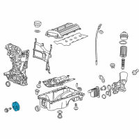 OEM 2019 Chevrolet Sonic Vibration Damper Diagram - 25199421