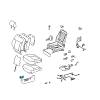 OEM 2004 Lexus ES330 Switch, Front Power Seat, LH Diagram - 84070-33010