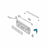 OEM 2001 Toyota Tundra Cylinder & Keys Diagram - 69055-34010