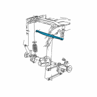 OEM 2001 Lincoln Navigator Track Bar Diagram - F75Z-5808-BA