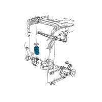 OEM 2000 Ford Expedition Coil Spring Diagram - F75Z-5560-FA