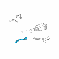 OEM 2005 Lexus GX470 Sensor, Oxygen Diagram - 89465-35690