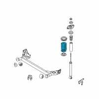 OEM Hyundai Accent Spring-Rear Diagram - 55330-1E000--DS