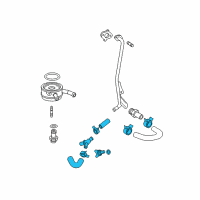 OEM 2012 Lexus HS250h Hose, Water By-Pass Diagram - 16267-28080