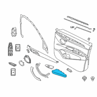 OEM 2021 BMW X2 Armrest, Left Diagram - 51-41-7-468-763