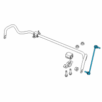 OEM 2017 Chrysler Pacifica Link-STABILIZER Bar Diagram - 68313384AA