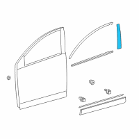 OEM 2016 Toyota RAV4 Applique Diagram - 75756-0R010