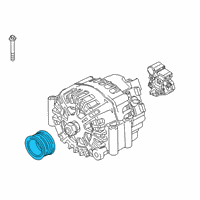 OEM BMW M550i xDrive Pulley Alternator Diagram - 12-31-8-636-420