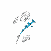 OEM Toyota Matrix Column Assembly Diagram - 45250-02420