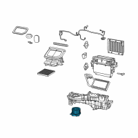 OEM 2019 Jeep Wrangler Motor-Blower With Wheel Diagram - 68301851AA