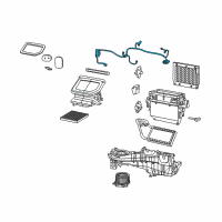 OEM Jeep Wrangler Wiring-A/C And Heater Diagram - 68301853AA