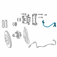 OEM 2021 Dodge Challenger Line-Brake Diagram - 68257657AA