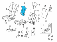 OEM 2022 Acura MDX Heater Complete Diagram - 81324-TYA-A61