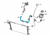 OEM Jeep Wrangler Hose-COOLANT Diagram - 68335901AA