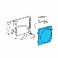 OEM 2000 Ford Ranger Shroud Diagram - F87Z-8146-CA