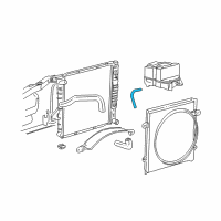 OEM 2001 Ford Ranger Overflow Hose Diagram - F87Z-8N029-AA