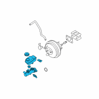 OEM 2008 Nissan Frontier Cylinder Assy-Brake Master Diagram - 46010-EA220