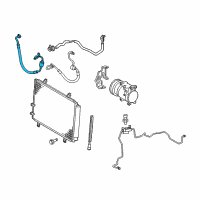 OEM 2009 Toyota Camry Suction Hose Diagram - 88712-33260